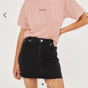 TOPSHOP MOTO DENIM SKIRT